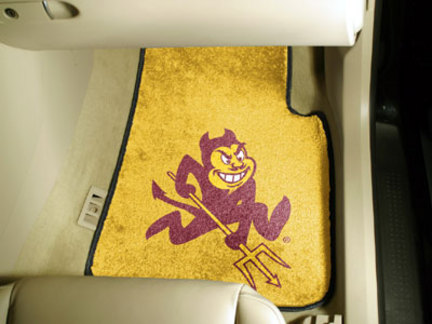 Arizona State Sun Devils 27" x 18" Auto Floor Mat (Set of 2 Car Mats)