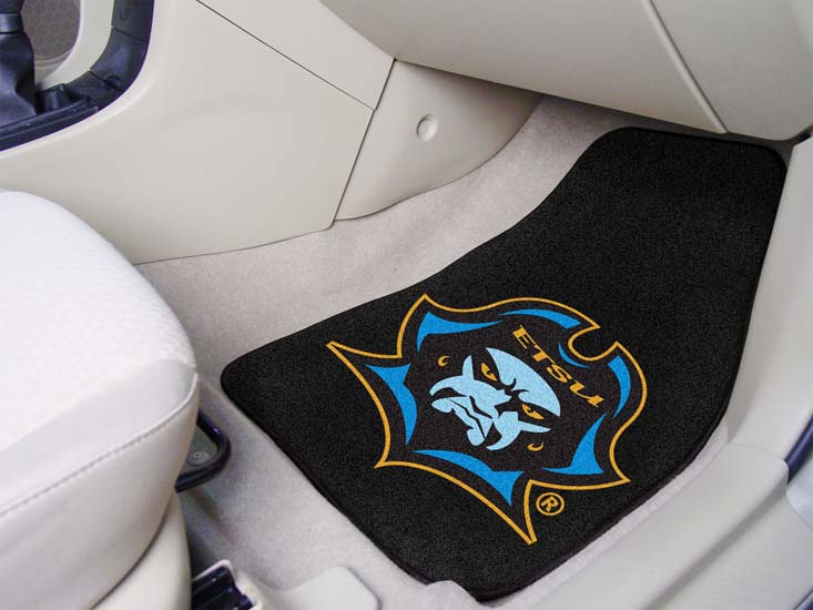 East Tennessee State Buccaneers 27" x 18" Auto Floor Mat (Set of 2 Car Mats)