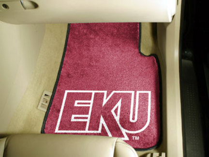 Eastern Kentucky Colonels 27" x 18" Auto Floor Mat (Set of 2 Car Mats)