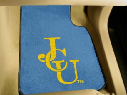 John Carroll Blue Streaks 27" x 18" Auto Floor Mat (Set of 2 Car Mats)