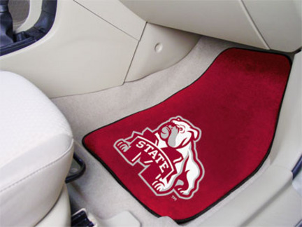 Mississippi State Bulldogs 27" x 18" Auto Floor Mat (Set of 2 Car Mats)