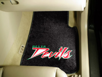 Mississippi Valley State Delta Devils 27" x 18" Auto Floor Mat (Set of 2 Car Mats)