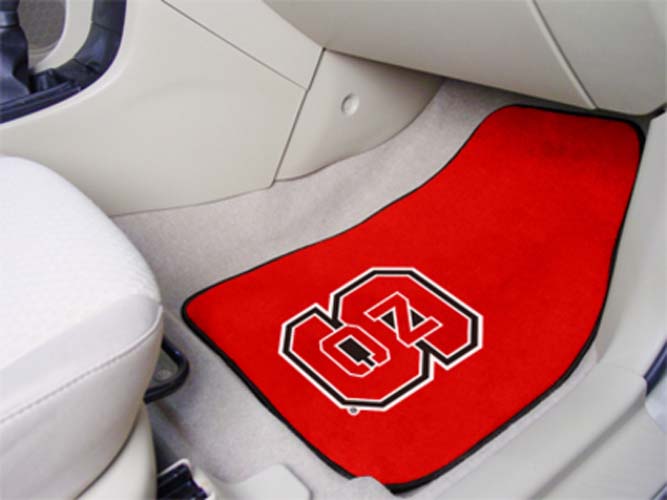 North Carolina State Wolfpack 27" x 18" Auto Floor Mat (Set of 2 Car Mats)