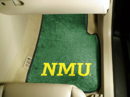 Northern Michigan Wildcats 27" x 18" Auto Floor Mat (Set of 2 Car Mats)