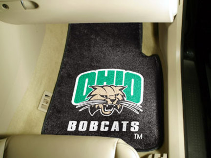 Ohio Bobcats 27" x 18" Auto Floor Mat (Set of 2 Car Mats)