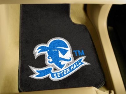 Seton Hall Pirates 27" x 18" Auto Floor Mat (Set of 2 Car Mats)