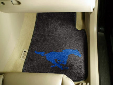 Southern Methodist (SMU) Mustangs 27" x 18" Auto Floor Mat (Set of 2 Car Mats)