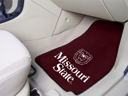 Missouri State University Bears 27" x 18" Auto Floor Mat (Set of 2 Car Mats)