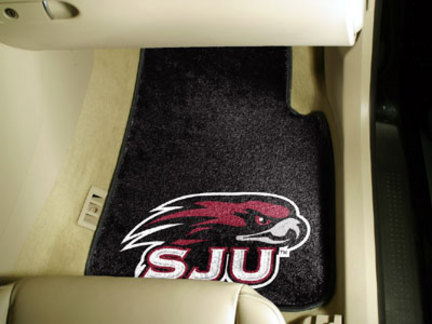 St. Joseph's Hawks 27" x 18" Auto Floor Mat (Set of 2 Car Mats)