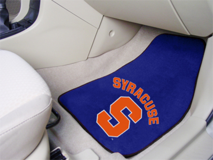 Syracuse Orangemen 27" x 18" Auto Floor Mat (Set of 2 Car Mats)