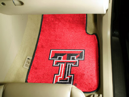 Texas Tech Red Raiders 27" x 18" Auto Floor Mat (Set of 2 Car Mats)