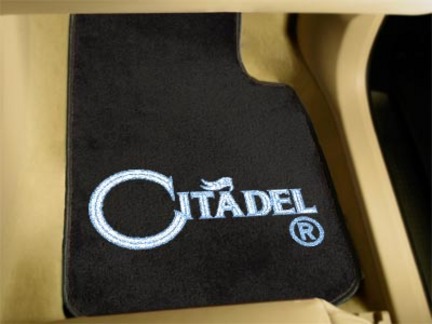 Citadel Bulldogs 27" x 18" Auto Floor Mat (Set of 2 Car Mats)