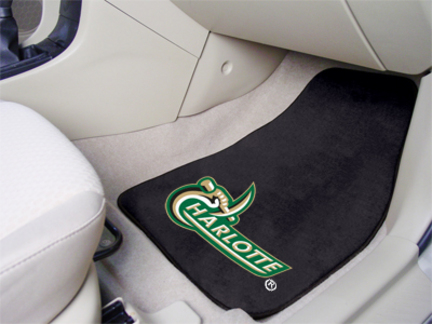 North Carolina (Charlotte) 49ers 27" x 18" Auto Floor Mat (Set of 2 Car Mats)