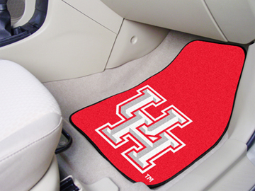 Houston Cougars 27" x 18" Auto Floor Mat (Set of 2 Car Mats)