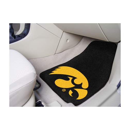 Iowa Hawkeyes 27" x 18" Auto Floor Mat (Set of 2 Car Mats)