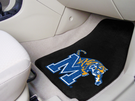 Memphis Tigers 27" x 18" Auto Floor Mat (Set of 2 Car Mats)