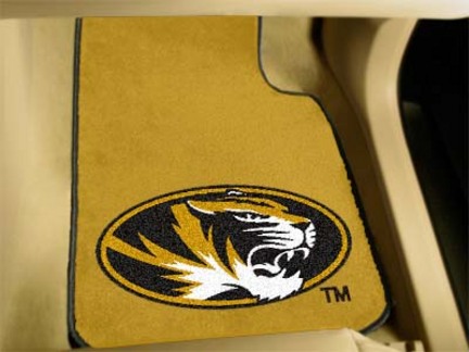 Missouri Tigers 27" x 18" Auto Floor Mat (Set of 2 Car Mats)