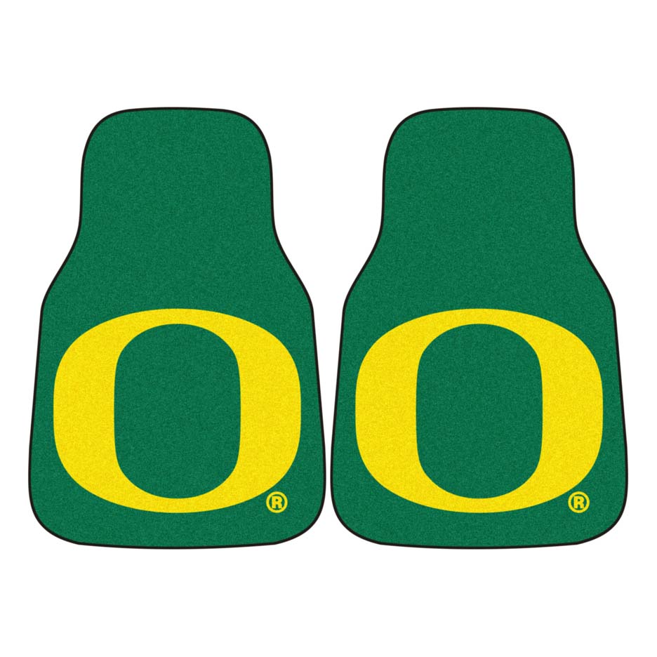 Oregon Ducks 27" x 18" Auto Floor Mat (Set of 2 Car Mats)