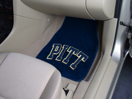 Pittsburgh Panthers 27" x 18" Auto Floor Mat (Set of 2 Car Mats)