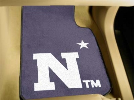 Navy Midshipmen 27" x 18" Auto Floor Mat (Set of 2 Car Mats)