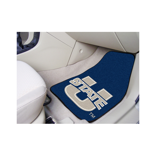 Utah State Aggies 27" x 18" Auto Floor Mat (Set of 2 Car Mats)