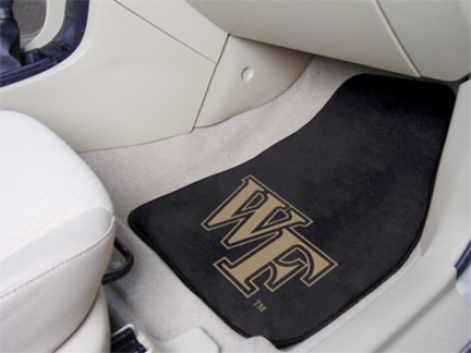 Wake Forest Demon Deacons 27" x 18" Auto Floor Mat (Set of 2 Car Mats)