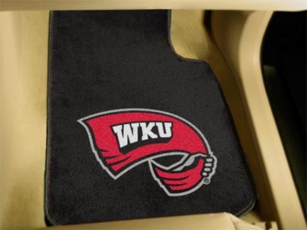 Western Kentucky Hilltoppers 27" x 18" Auto Floor Mat (Set of 2 Car Mats)