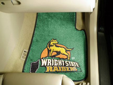 Wright State Raiders 27" x 18" Auto Floor Mat (Set of 2 Car Mats)