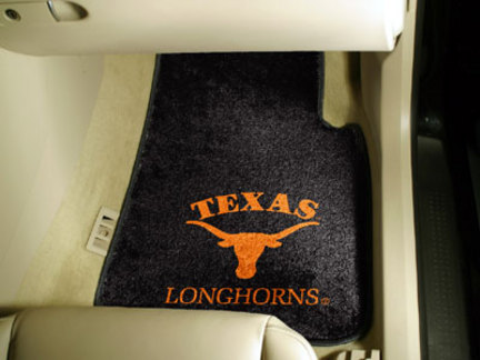 Texas Longhorns 27" x 18" Auto Floor Mat (Set of 2 Car Mats)