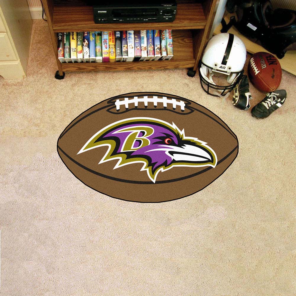 22" x 35" Baltimore Ravens Football Mat
