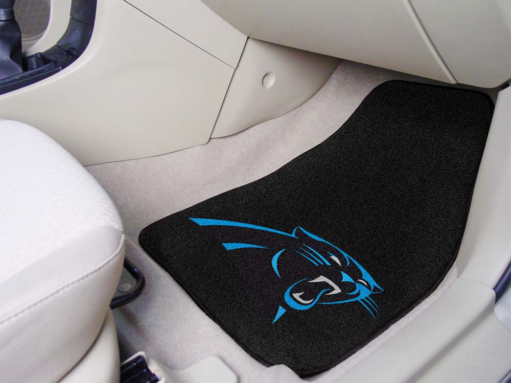 Carolina Panthers 27" x 18" Auto Floor Mat (Set of 2 Car Mats)