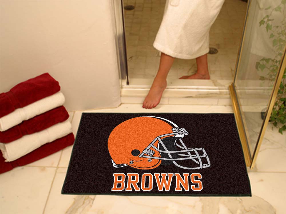 34" x 45" Cleveland Browns All Star Floor Mat