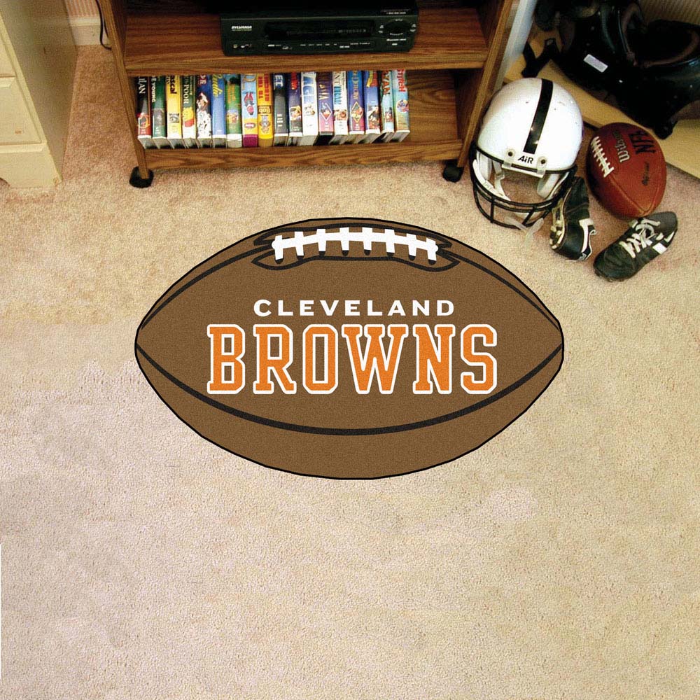 22" x 35" Cleveland Browns Football Mat