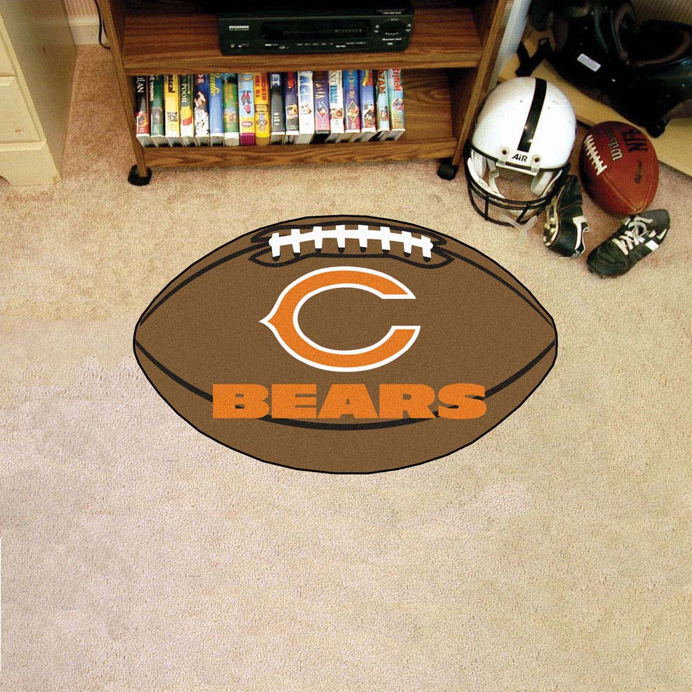 22" x 35" Chicago Bears Football Mat