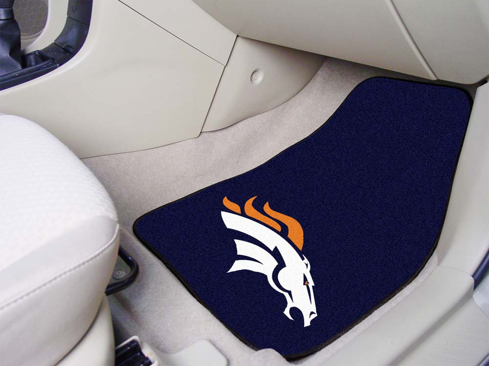 Denver Broncos 27" x 18" Auto Floor Mat (Set of 2 Car Mats)