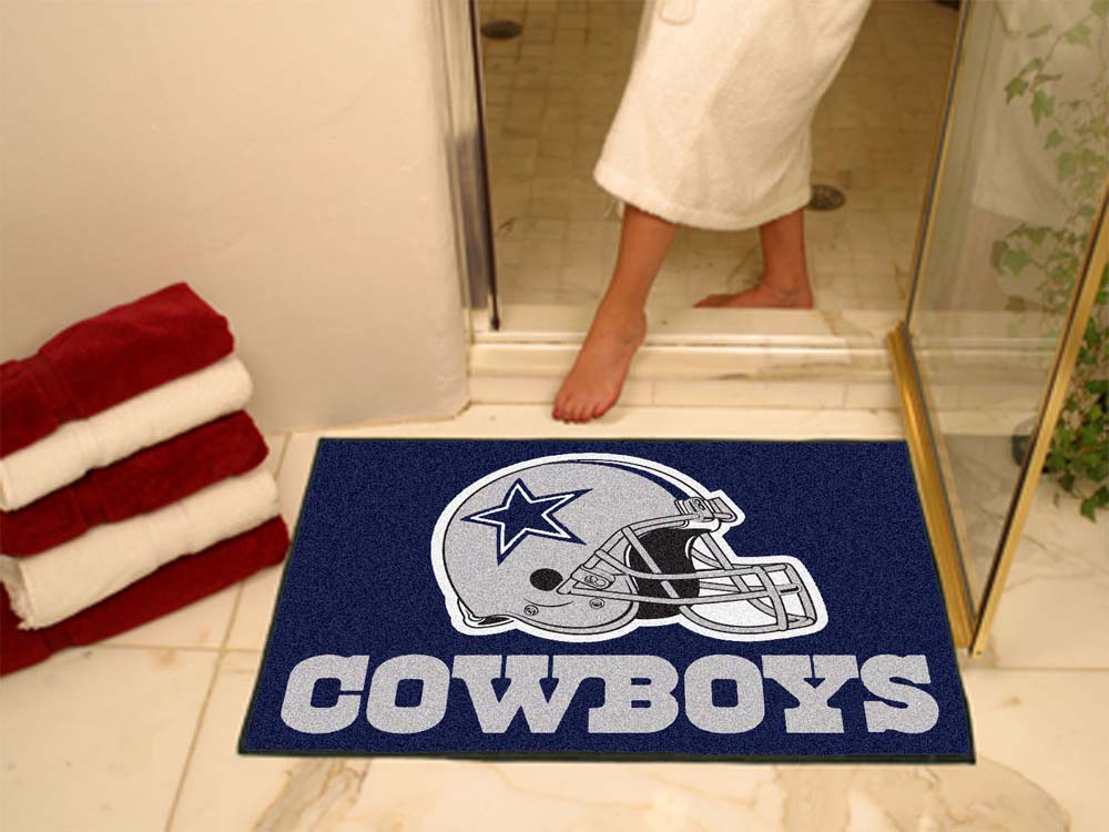 34" x 45" Dallas Cowboys All Star Floor Mat