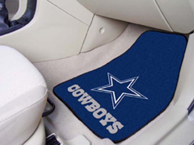 Dallas Cowboys 27" x 18" Auto Floor Mat (Set of 2 Car Mats)