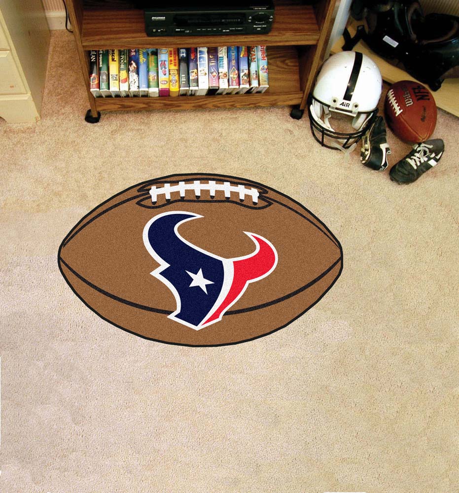 22" x 35" Houston Texans Football Mat