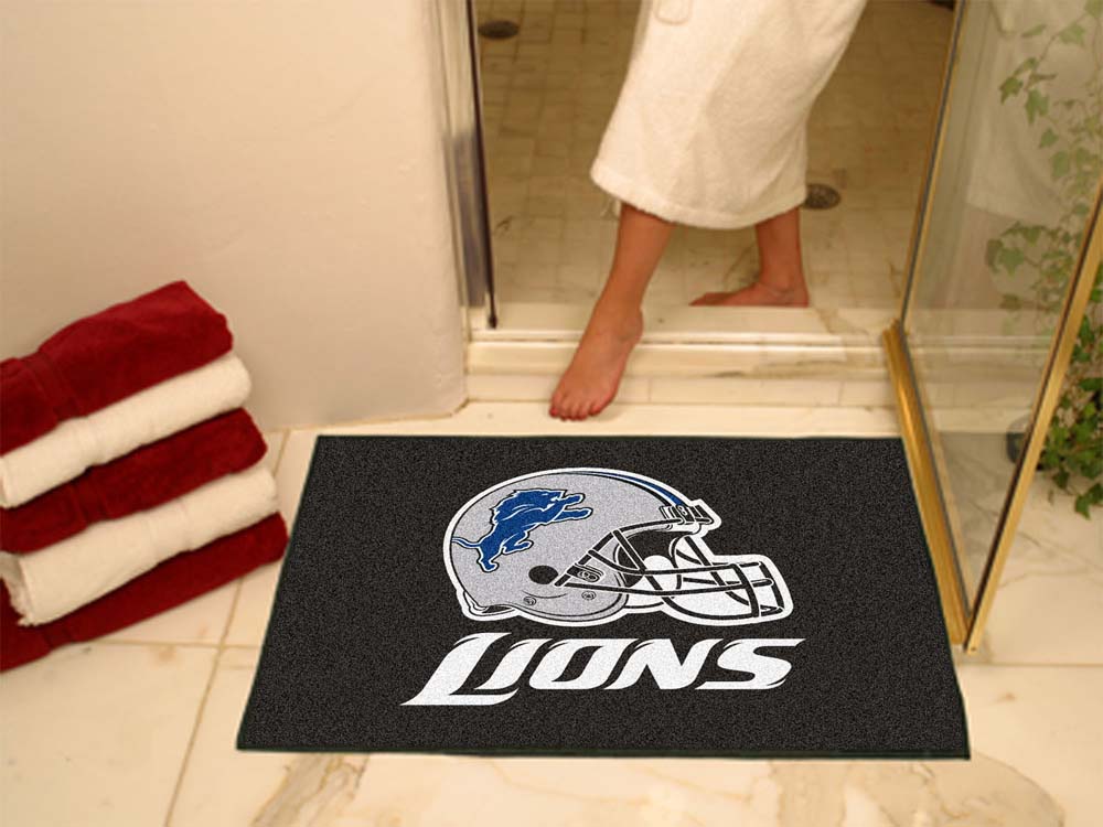 34" x 45" Detroit Lions All Star Floor Mat