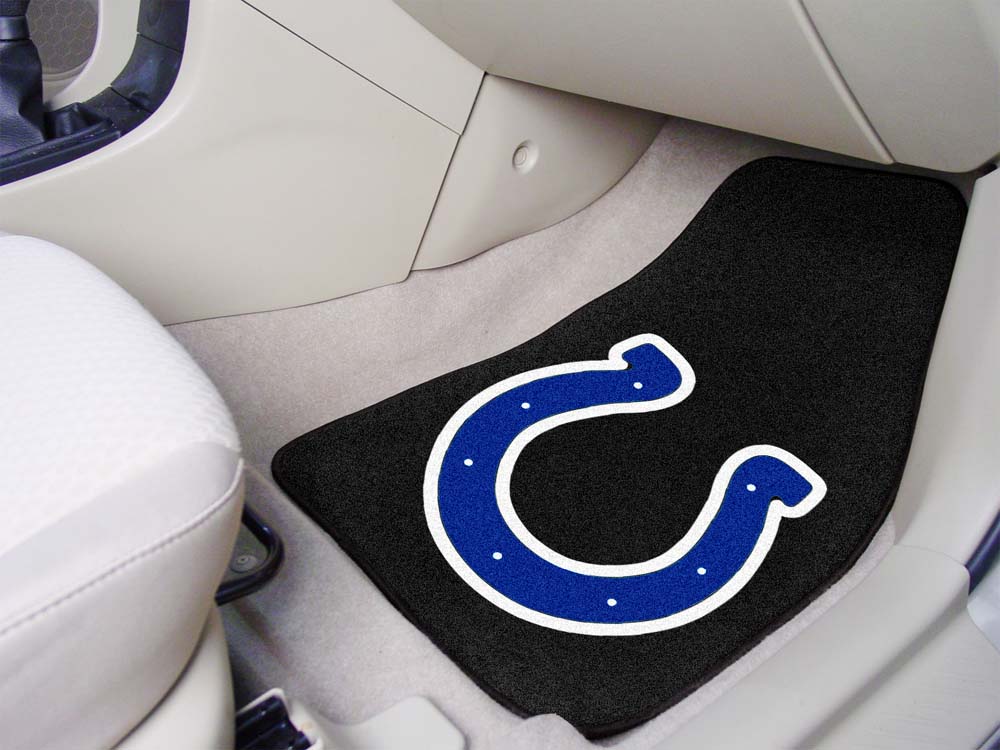 Indianapolis Colts 27" x 18" Auto Floor Mat (Set of 2 Car Mats)