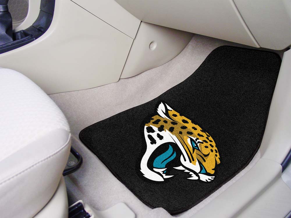 Jacksonville Jaguars 27" x 18" Auto Floor Mat (Set of 2 Car Mats)