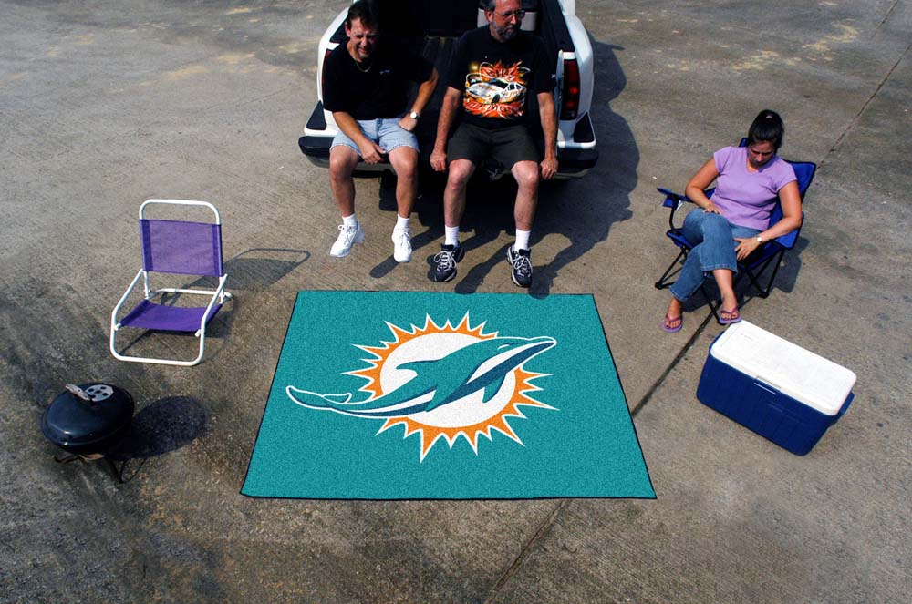 5' x 6' Miami Dolphins Tailgater Mat