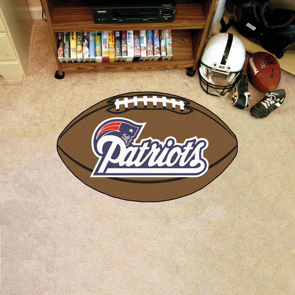 22" x 35" New England Patriots Football Mat