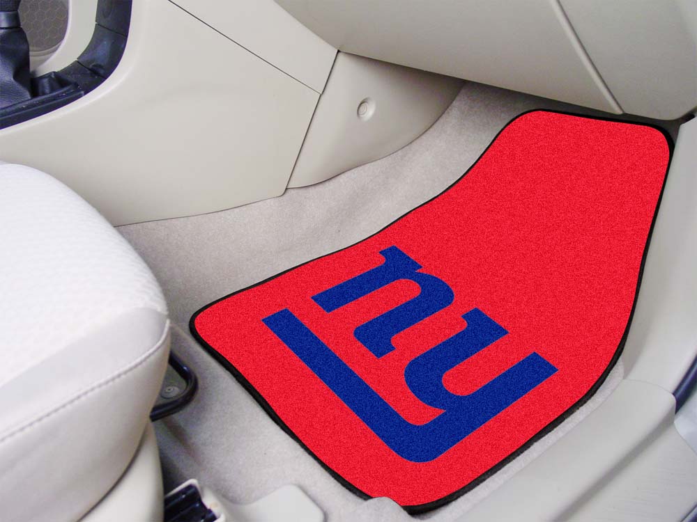 New York Giants 27" x 18" Auto Floor Mat (Set of 2 Car Mats)