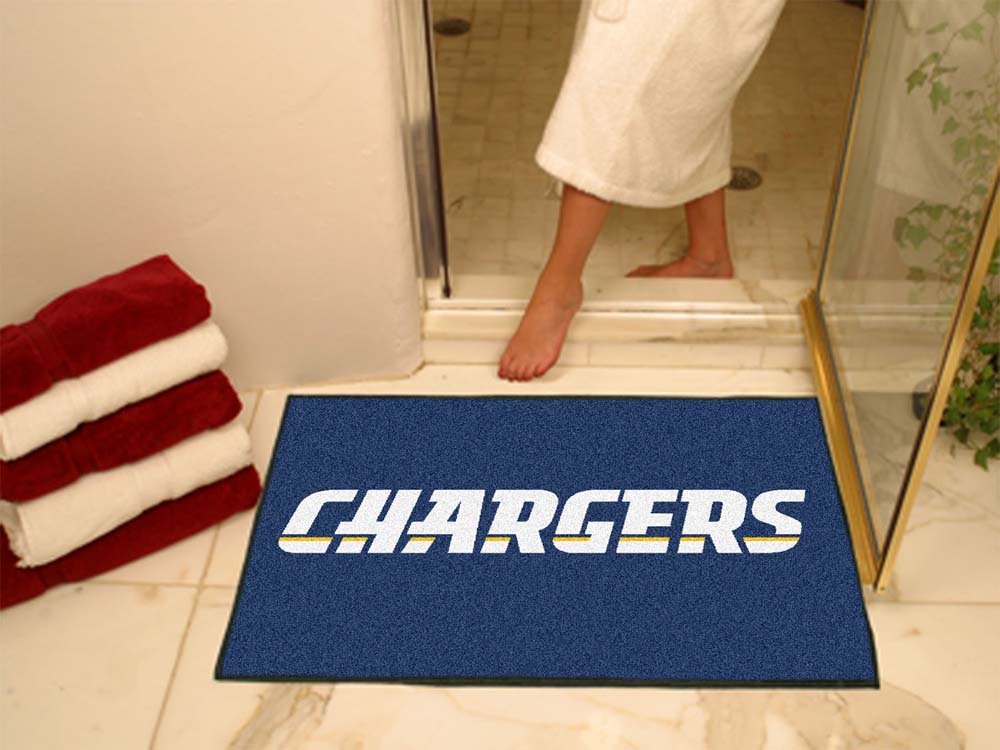 34" x 45" San Diego Chargers All Star Floor Mat