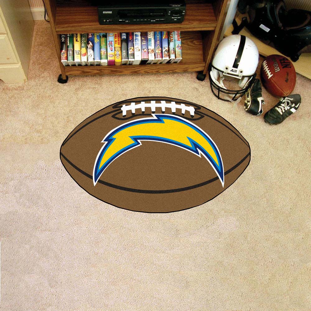 22" x 35" San Diego Chargers Football Mat