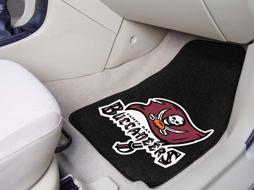 Tampa Bay Buccaneers 27" x 18" Auto Floor Mat (Set of 2 Car Mats)