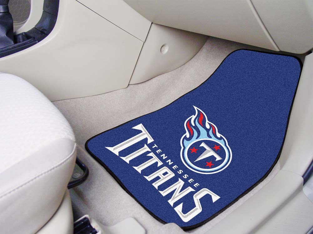 Tennessee Titans 27" x 18" Auto Floor Mat (Set of 2 Car Mats)