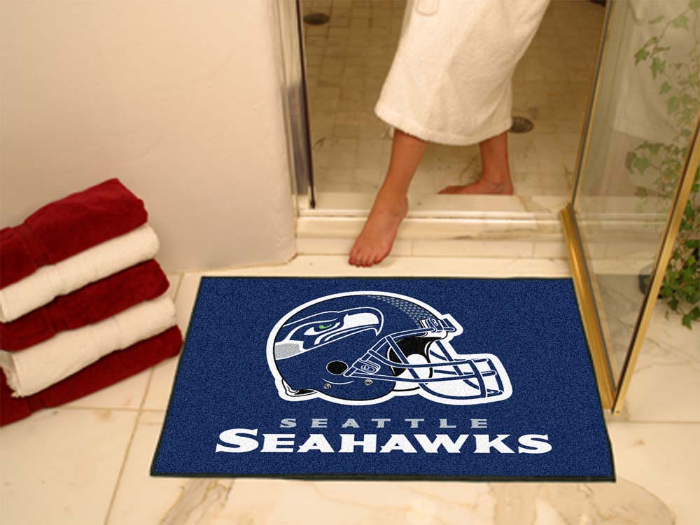 34" x 45" Seattle Seahawks All Star Floor Mat