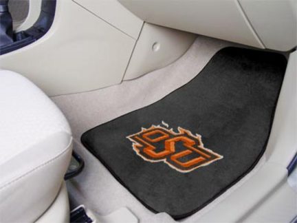 Oklahoma State Cowboys 27" x 18" Auto Floor Mat (Set of 2 Car Mats)